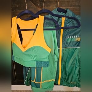 Fabletics Activewear Lot with Sports Jacket Sports Bra and Legging